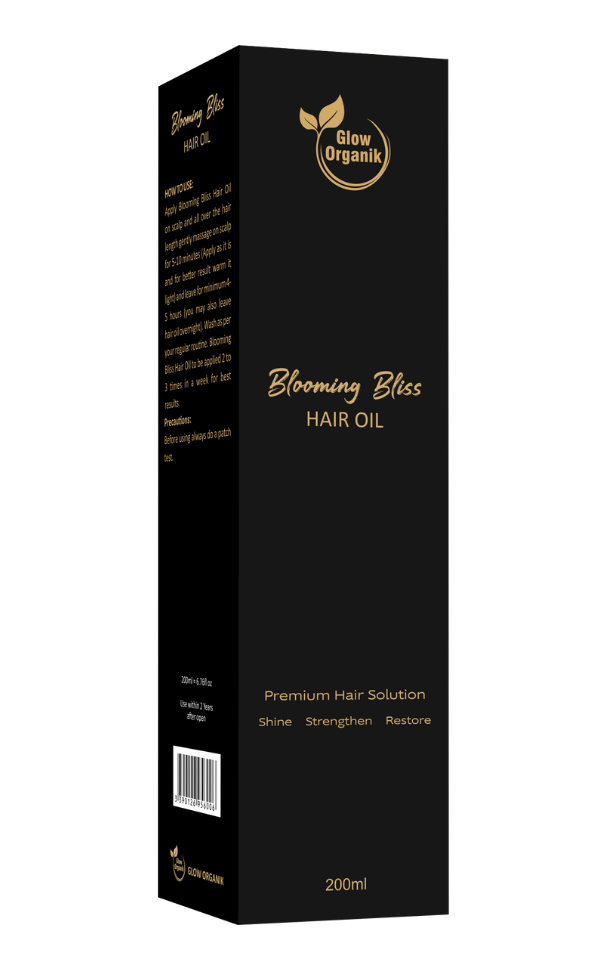 GlowOrganik Blooming Bliss Hair Oil – 200ml