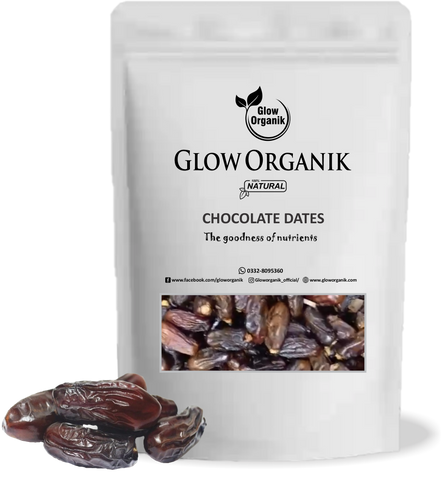GlowOrganik Premium Dates –  Chocolate - 400G