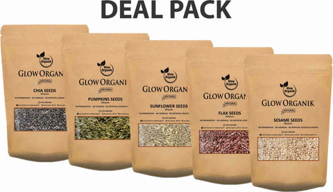 GlowOrganik Premium Mixed Seeds Deal Pack – 200g