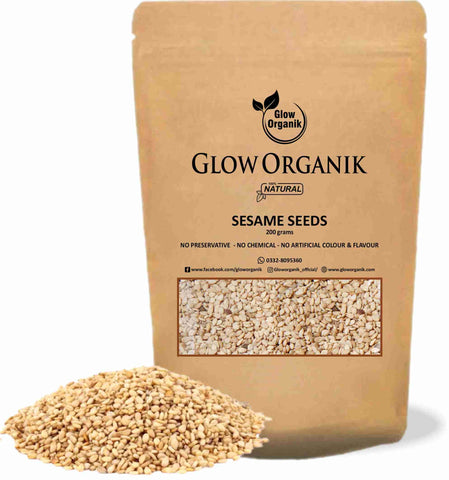 GlowOrganik Premium Sesame Seeds – 200g | 400g